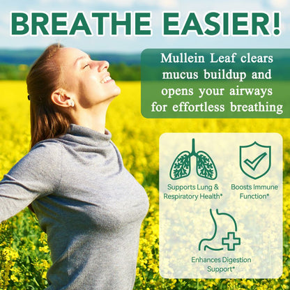 Lung Cleansing Mullein Gummies - Lung & Respiratory Support